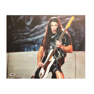 Robert Trujillo - podpísaná zarámovaná fotografia 35x28 cm