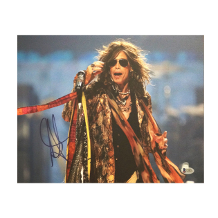 Steven Tyler - podpísaná zarámovaná fotografia 35x28 cm