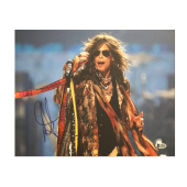 Steven Tyler - podpísaná zarámovaná fotografia 35x28 cm