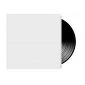 Vonkajšie papierové obaly na LP platne biele