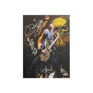 Zakk Wylde - podpísaná zarámovaná fotografia 28x35 cm